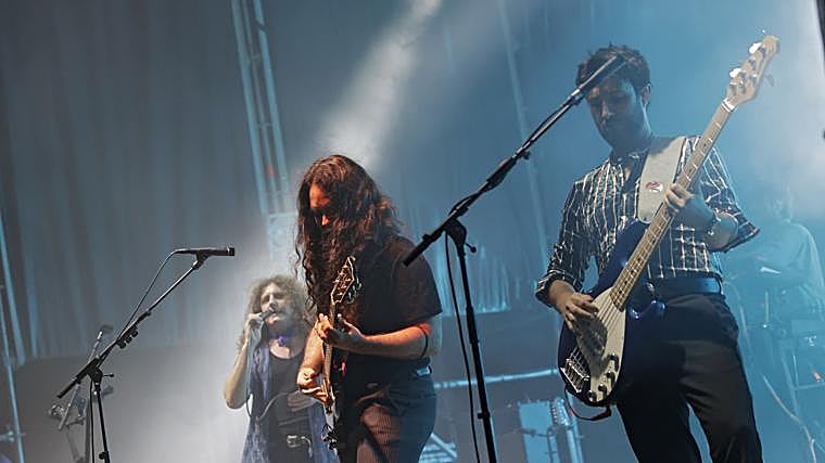 Dandy Piranha, Bacca y Soni, anoche en el Festival del Patio