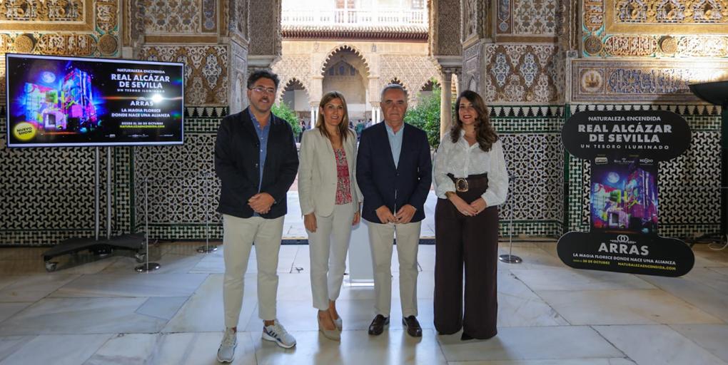 'Arras', el nuevo espectáculo de 'Naturaleza Encendida' en el Alcázar de Sevilla, se dedicará a la boda de Carlos V e Isabel de Portugal