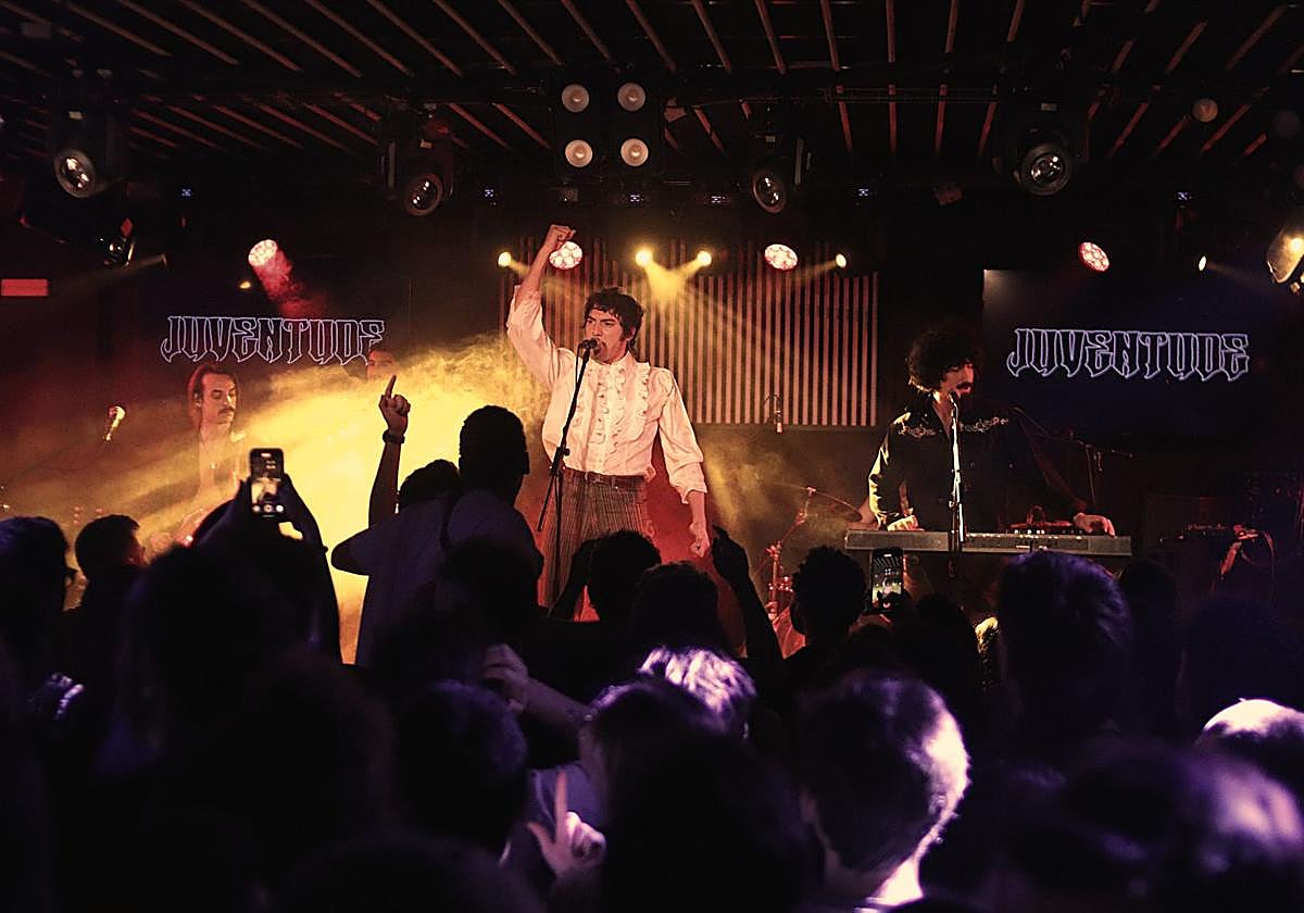 El grupo Juventude, en su primer concierto en Sevila.