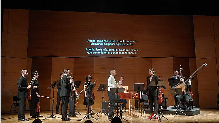 Solistas, director y el Concerto 1700