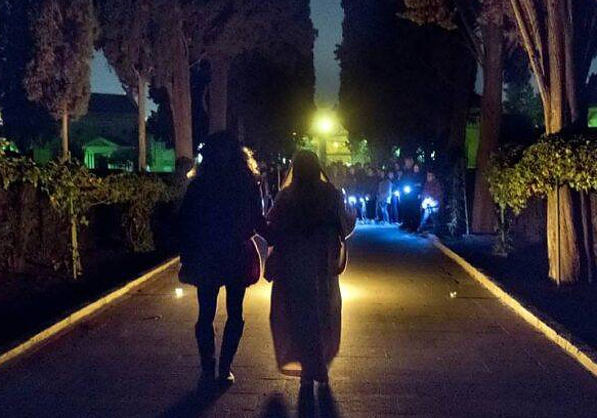 Una de las representaciones de Don Juan Tenorio en el cementerio de San Fernando