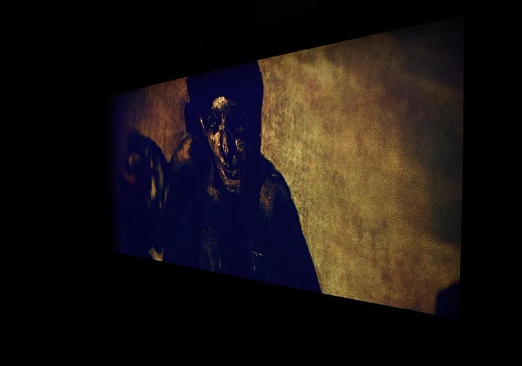 Videoinstalación de Phillipe Parreno sobre la Quinta del Sordo de Goya