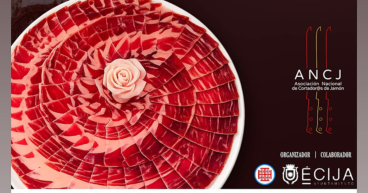 La mayor competición de cortadores de jamón llega este domingo a un pueblo de Sevilla