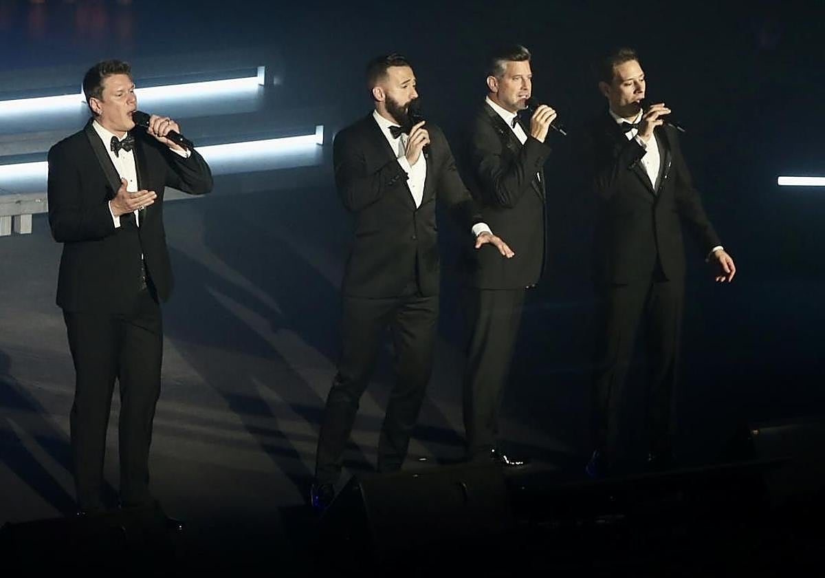 Imagen promocional de Il Divo relacionada con el concierto cancelado