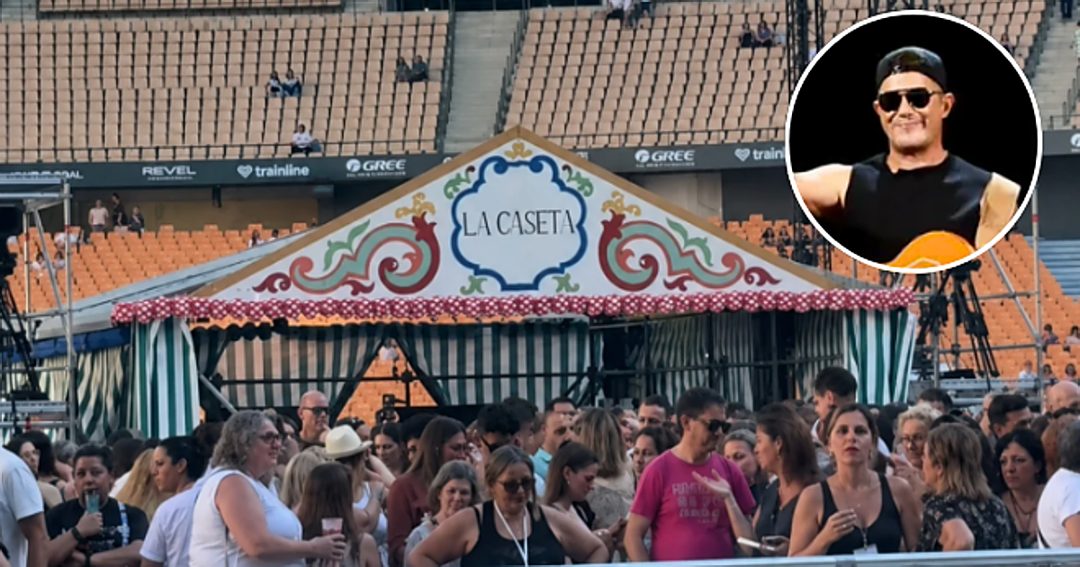 El dardo de Alejandro Sanz a Bad Bunny con La Caseta frente 
