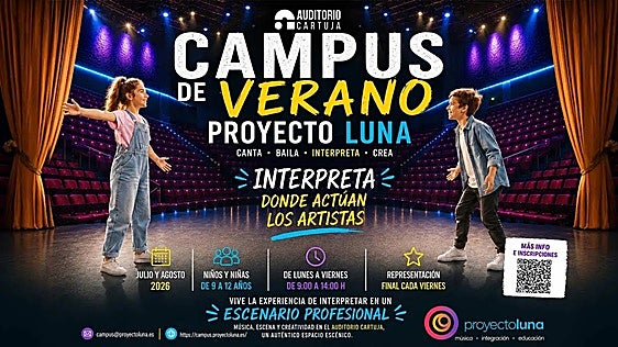 El original campamento de verano en Sevilla para que tu hijo se sienta un auténtico artista sobre el escenario: fechas y precios