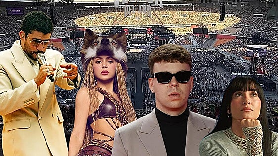 Los fans de la Velada del Año VI proponen a Bad Bunny y Shakira para actuar en Sevilla