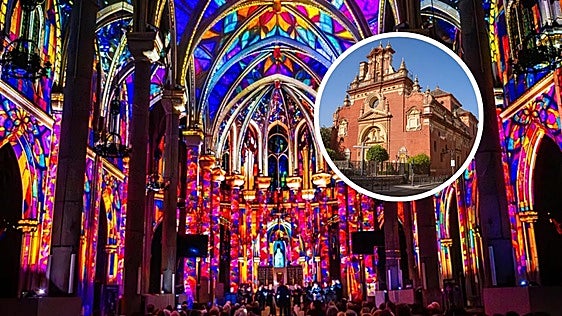 La parroquia de San Jacinto acoge Luminiscence, un espectáculo único de luces y música: fechas y entradas