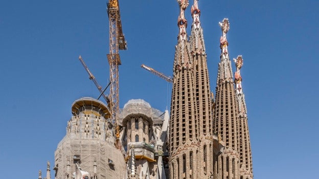 Imagen antes - La espectacular evolución del templo expiatorio