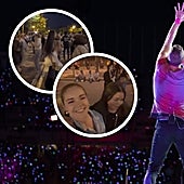 Como si estuvieran dentro: así vivieron cientos de personas sin entrada el concierto de Coldplay en Barcelona