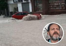 El vídeo viral de un coche al que se lleva una riada en Molina de Segura: «dónde vas, bueno, donde ibas»