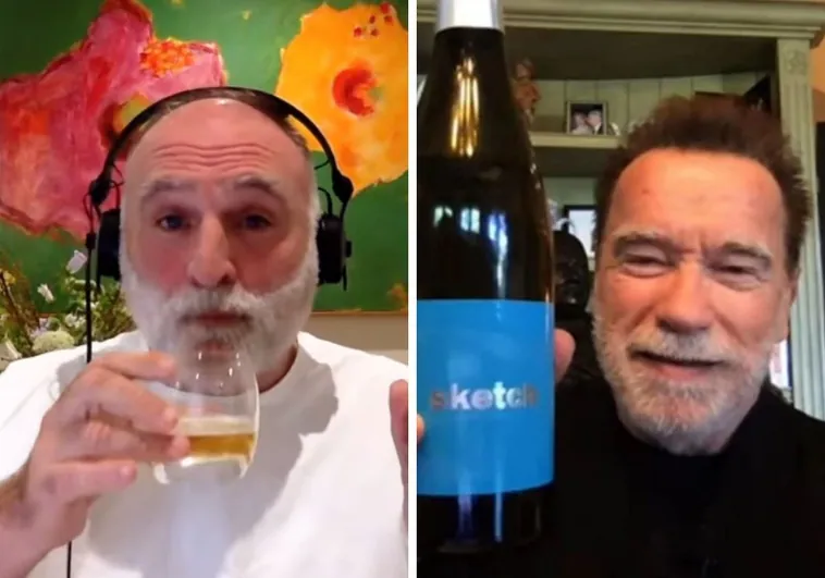 El Regalo De José Andrés Que Ha Conquistado A Schwarzenegger Los Españoles Sabéis Hacer Buen Vino 5987