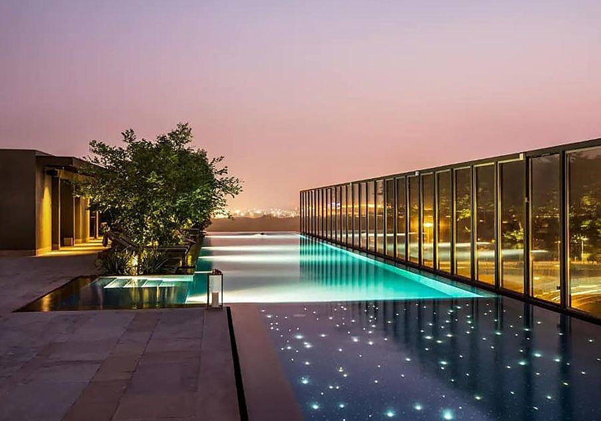 La 'infinity pool' del hotel escogido para la estafa