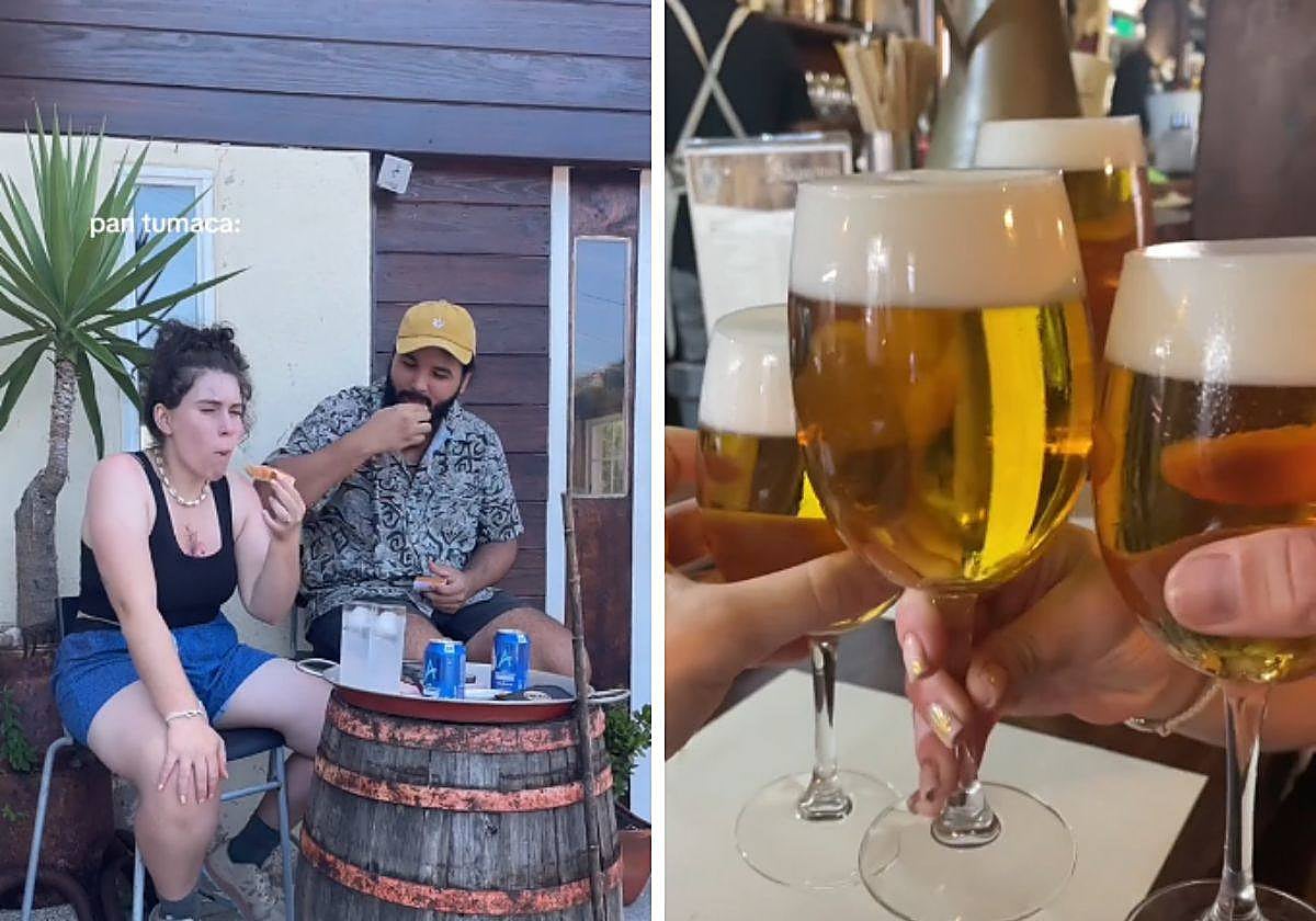 La reacción de dos estadounidenses a la comida española