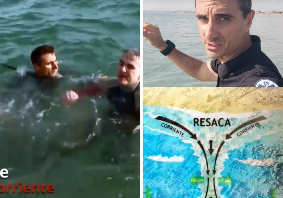 Según el experto, lo primeros que debemos hacer es identificar la corriente que nos está arrastrando mar adentro