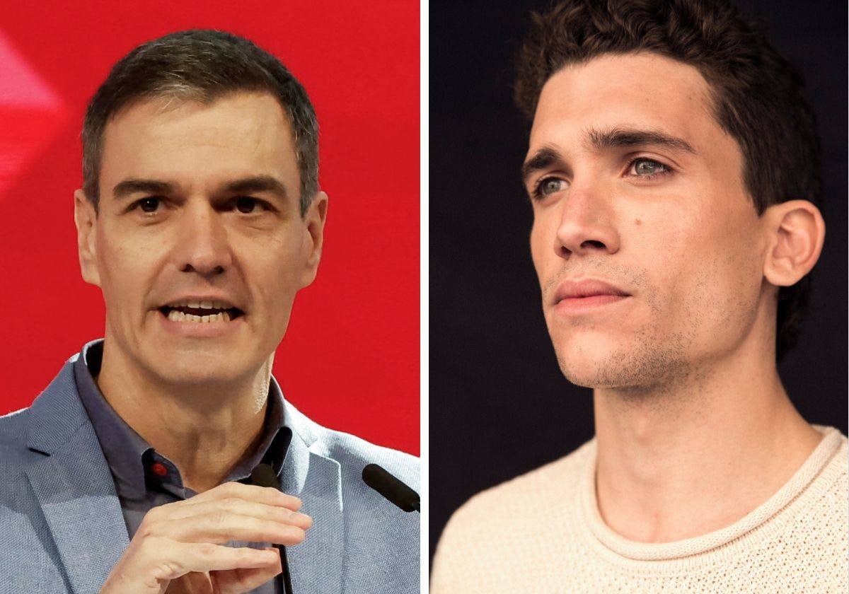 Pedro Sánchez y Jaime Lorente
