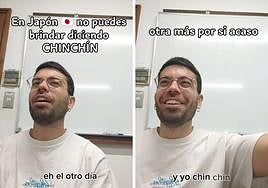 Un profesor de español en Japón explica por qué decir 'chin chin' para brindar te puede causar un problema