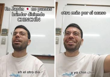 Un profesor de español en Japón explica por qué decir 'chin chin' para brindar te puede causar un problema