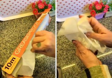 El truco viral del papel de horno para limpiar una parte de la casa que no te esperas