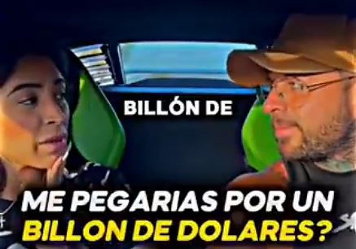 Llados, junto a su mujer en el polémico vídeo