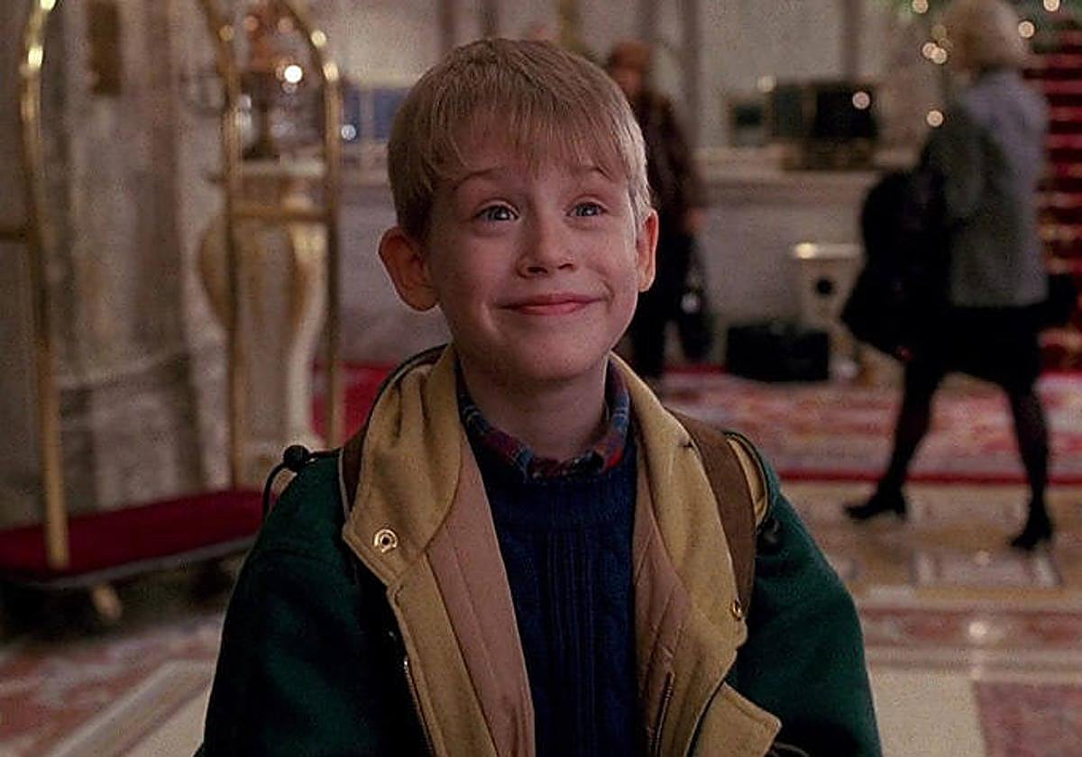 Macaulay Culkin, en el papel de Kevin McCallister en 'Solo en casa 2'
