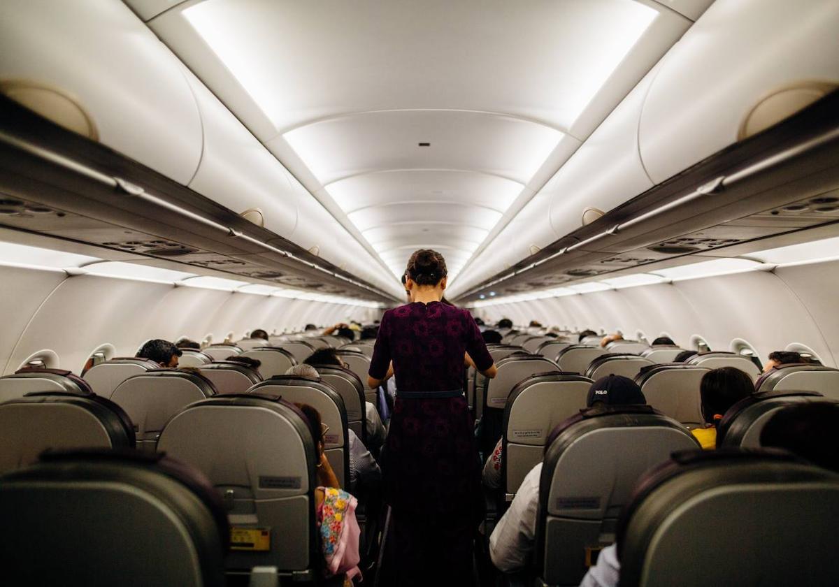 Un vuelo a punto de despegar