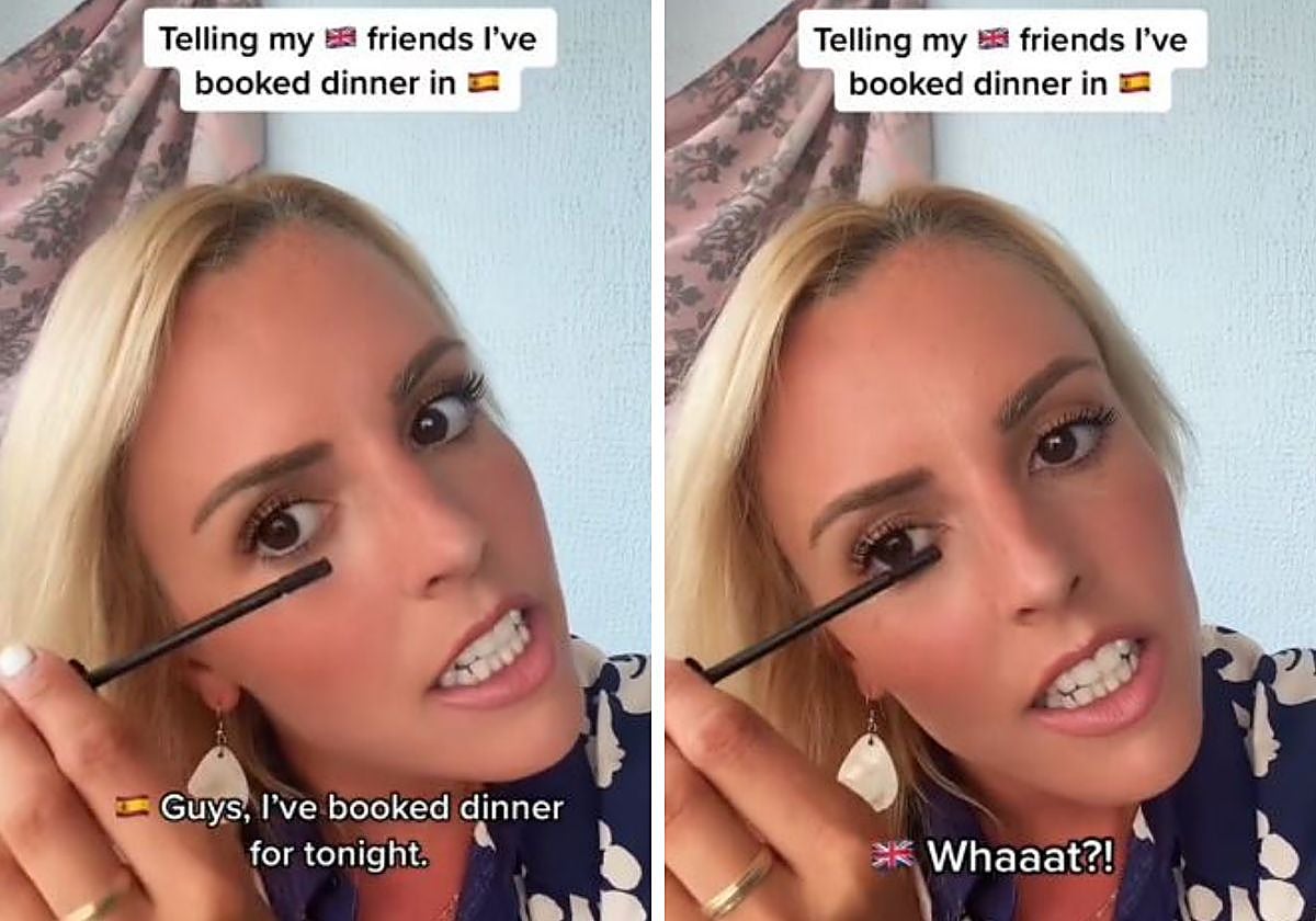 Patry, durante el vídeo que se ha viralizado