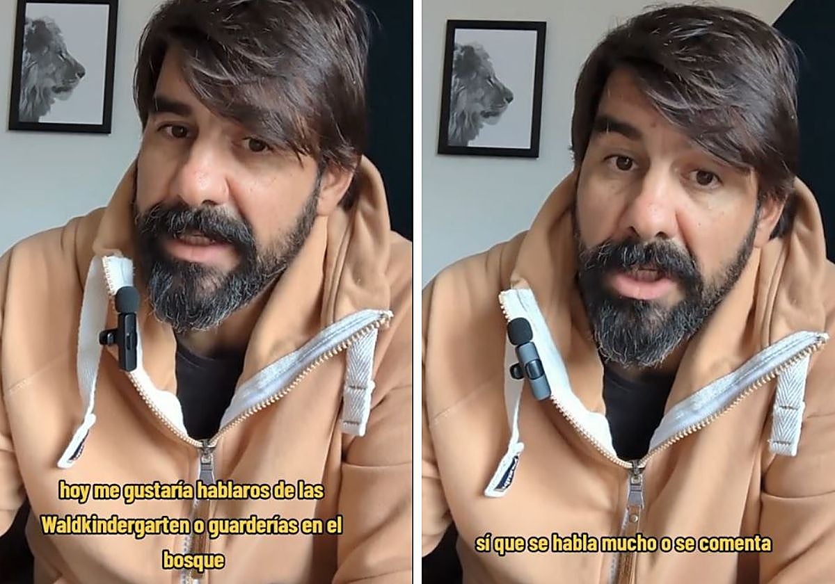 Mario, durante su vídeo