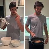 Carlos Sainz desvela su truco para hacer las tortitas perfectas