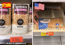 Una española muestra las diferencias de precio entre el supermercado más popular de Estados Unidos y Mercadona