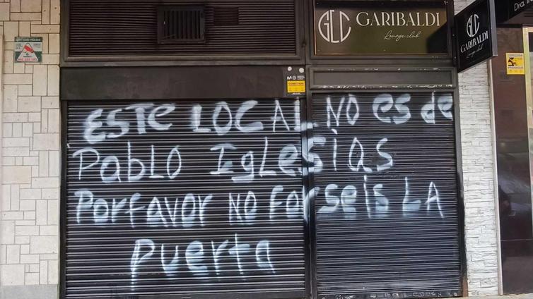 La maldición del otro bar Garibaldi: «No es de Pablo Iglesias, no forcéis el cierre»