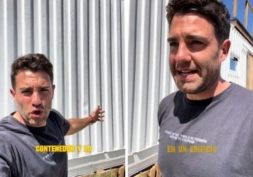 Vive en un contenedor y explica cómo es su realidad: «No envidio a los que tienen un chalet»