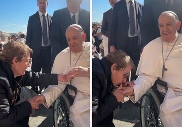 La respuesta del Papa Francisco a una abuela de España que querían verlo antes de «morir»: «No se apure»