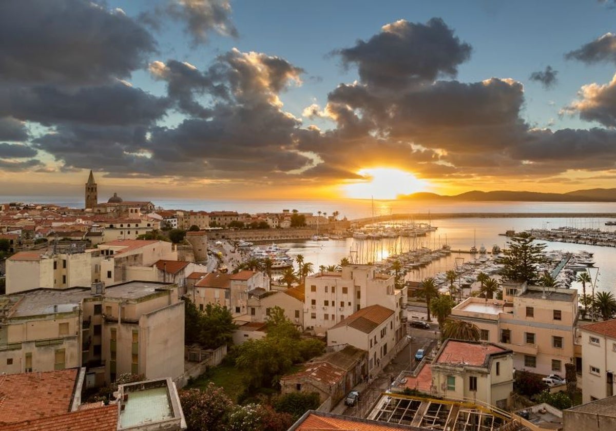 Un atardecer desde L'Alguer