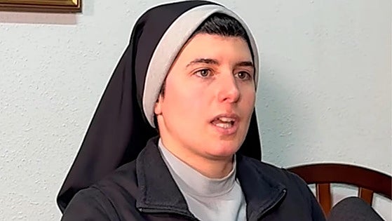 Sor Marta, monja de clausura, explica cómo es su día a día: «Nos levantamos a las 6. A las 7 hay que estar en la iglesia y luego vamos a desayunar»