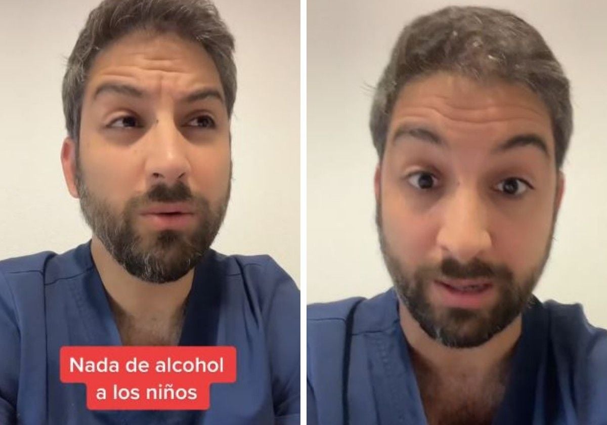 Álvaro, durante su vídeo