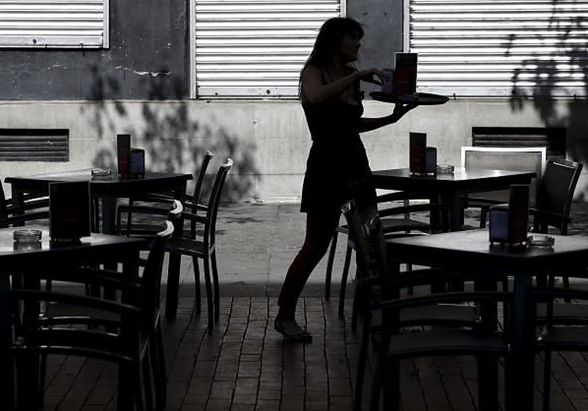 Una camarera, en una imagen de archivo