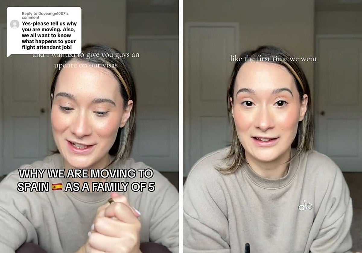 Ale, durante su vídeo días antes de partir hacia España