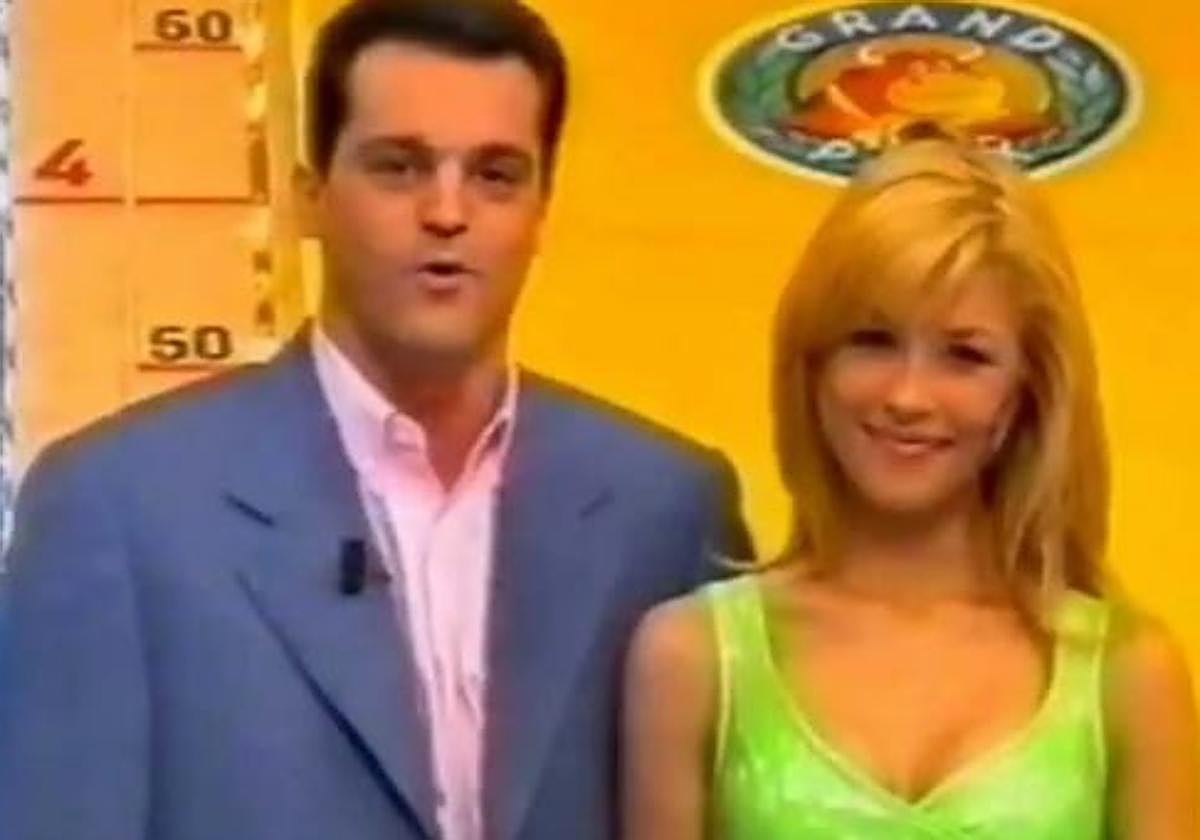 Pilar Soto, durante la primera etapa del Grand Prix, junto a Ramón García
