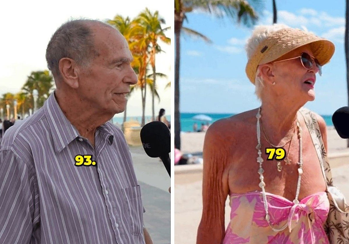 Dos de los abuelos que han contestado al joven