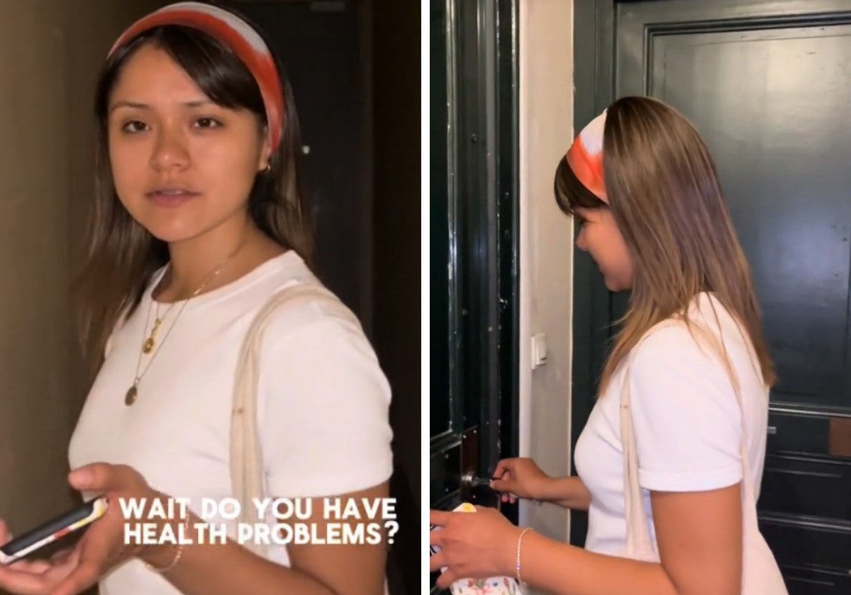 Una joven enseña el piso en el que vive en París