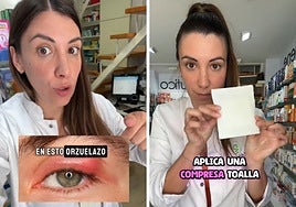 Una farmacéutica explica cómo se produce los orzuelos y cómo limpiar los párpados para evitar que salgan