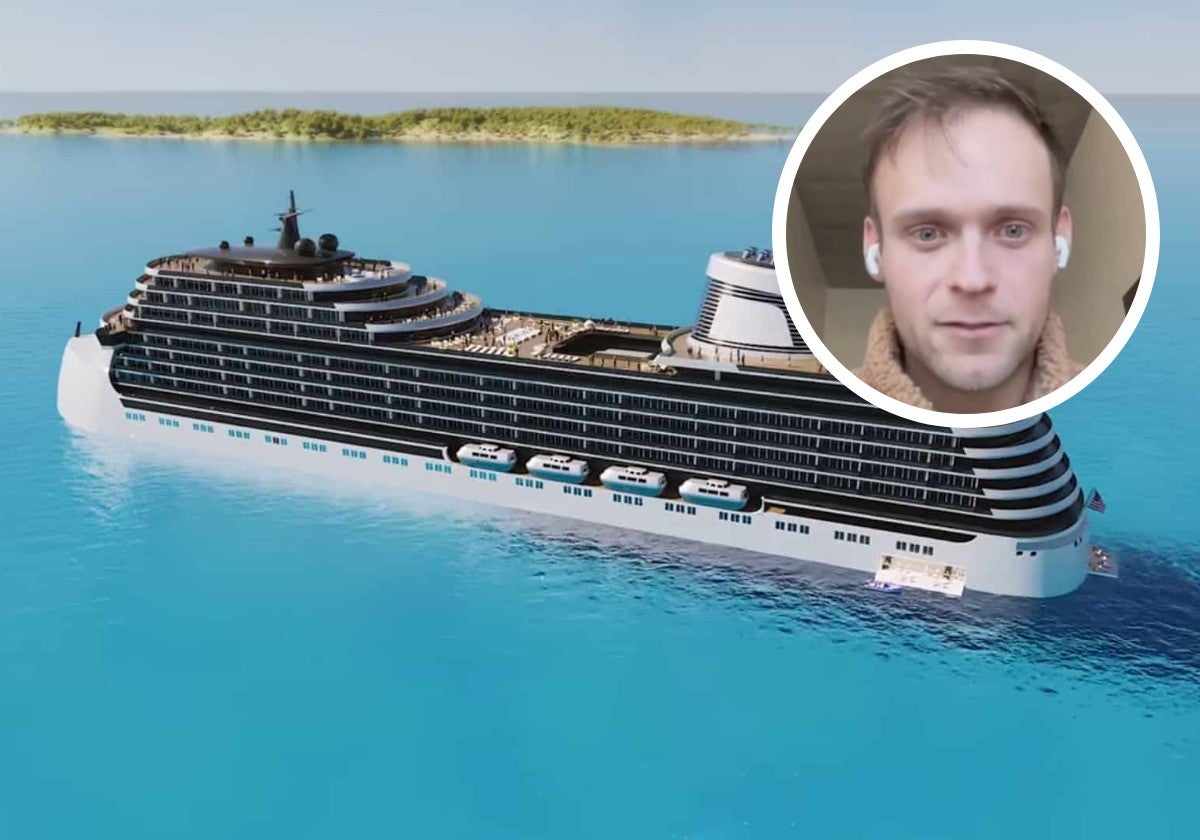 Un joven estadounidense  ha decidido mudarse a un crucero, ya que vivir en alta mar le resulta más económico que alquilar una vivienda