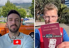 Unos jóvenes que viven en Suiza explican qué documentos necesitas para trabajar allí: «Te lo paga la empresa»