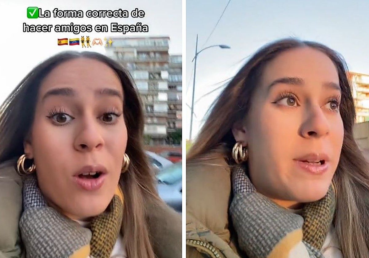 Alegría, exponiendo su reflexión a los recién llegados a España