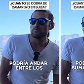 Un español que vive en Suiza explica cuánto dinero gana trabajando como camarero en este país