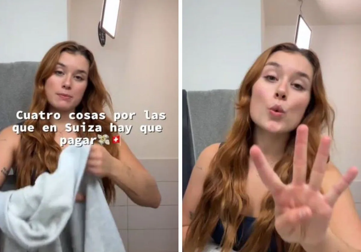 Ana, en su vídeo sobre este choque cultural que ha sufrido