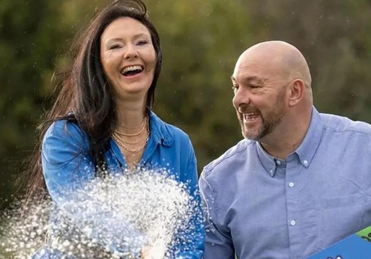 Ceri y su marido celebran su triunfo en el Euromillon