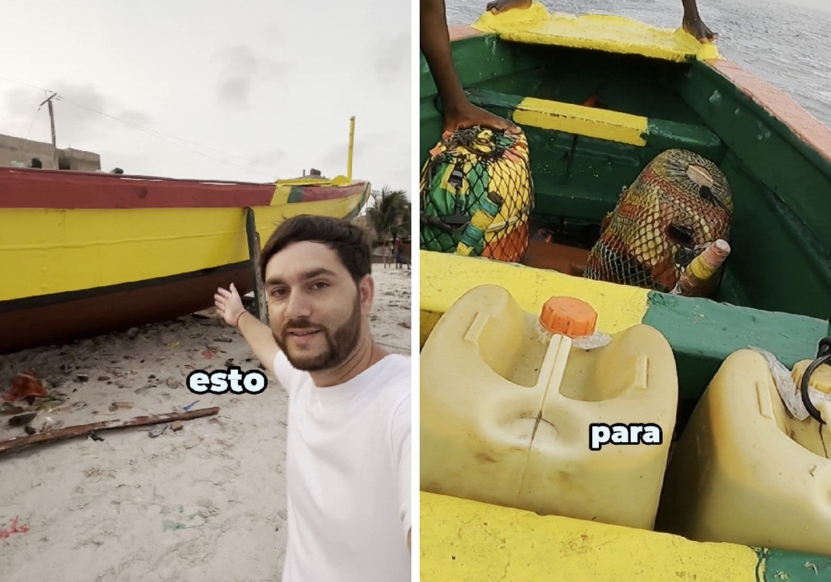 Un español en Senegal explica cómo preparan las pateras para llegar a España