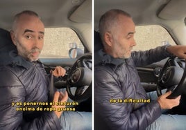 Un profesor de autoescuela explica qué pasa si conduces con el abrigo puesto: «En caso de accidente...»